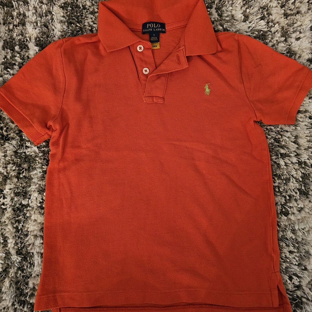 Polo by Ralph Lauren Kids Bright Orange Polo